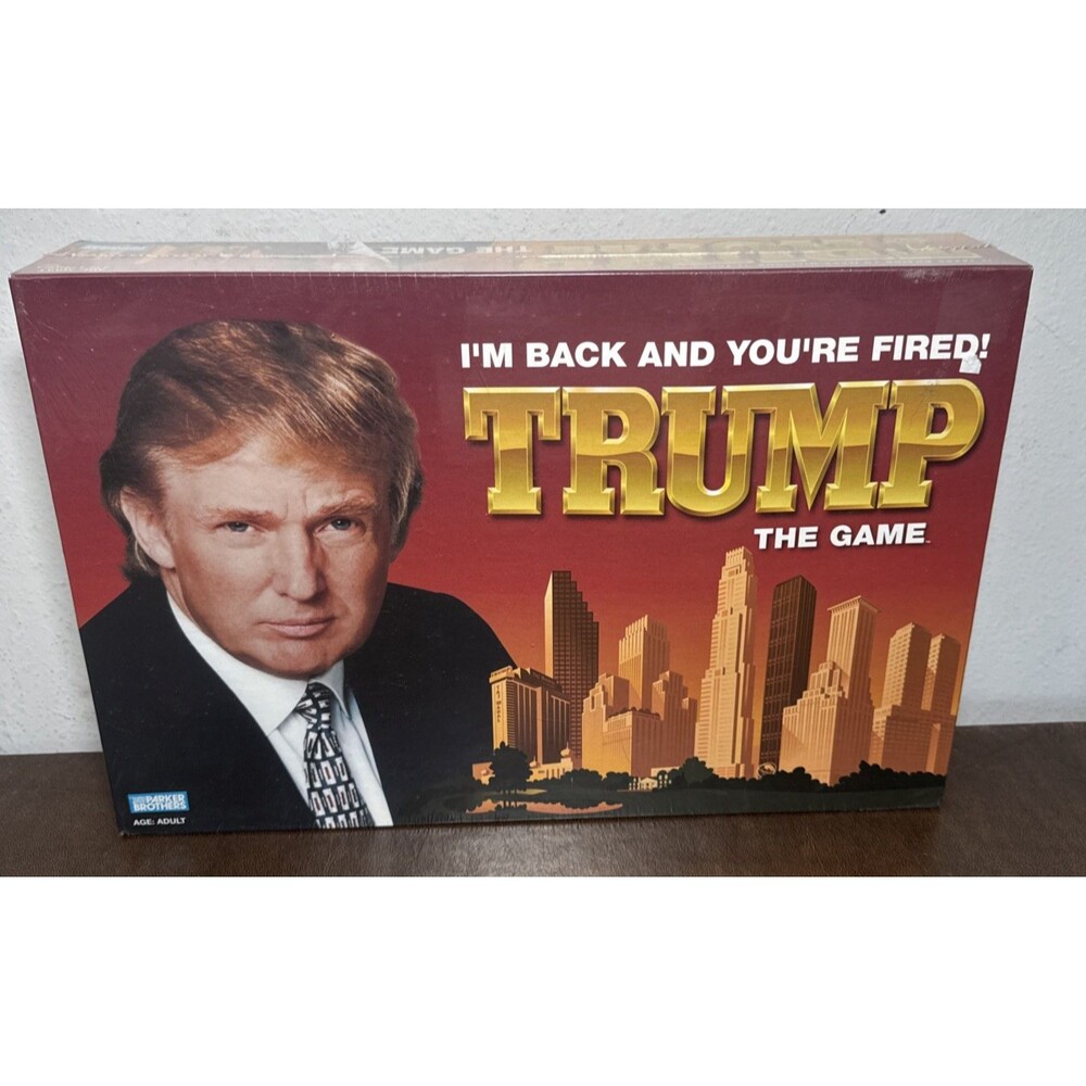 Parker Brothers Trump: The Game Board Game 2004 NEW SEALED You're Fired